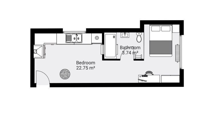 1 bed student accommodation in Lincoln · Available from 15th June 2024