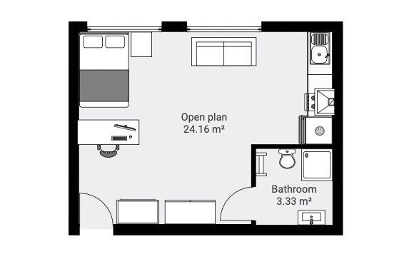 1 bed student accommodation in Lincoln · Available from 2nd July 2025