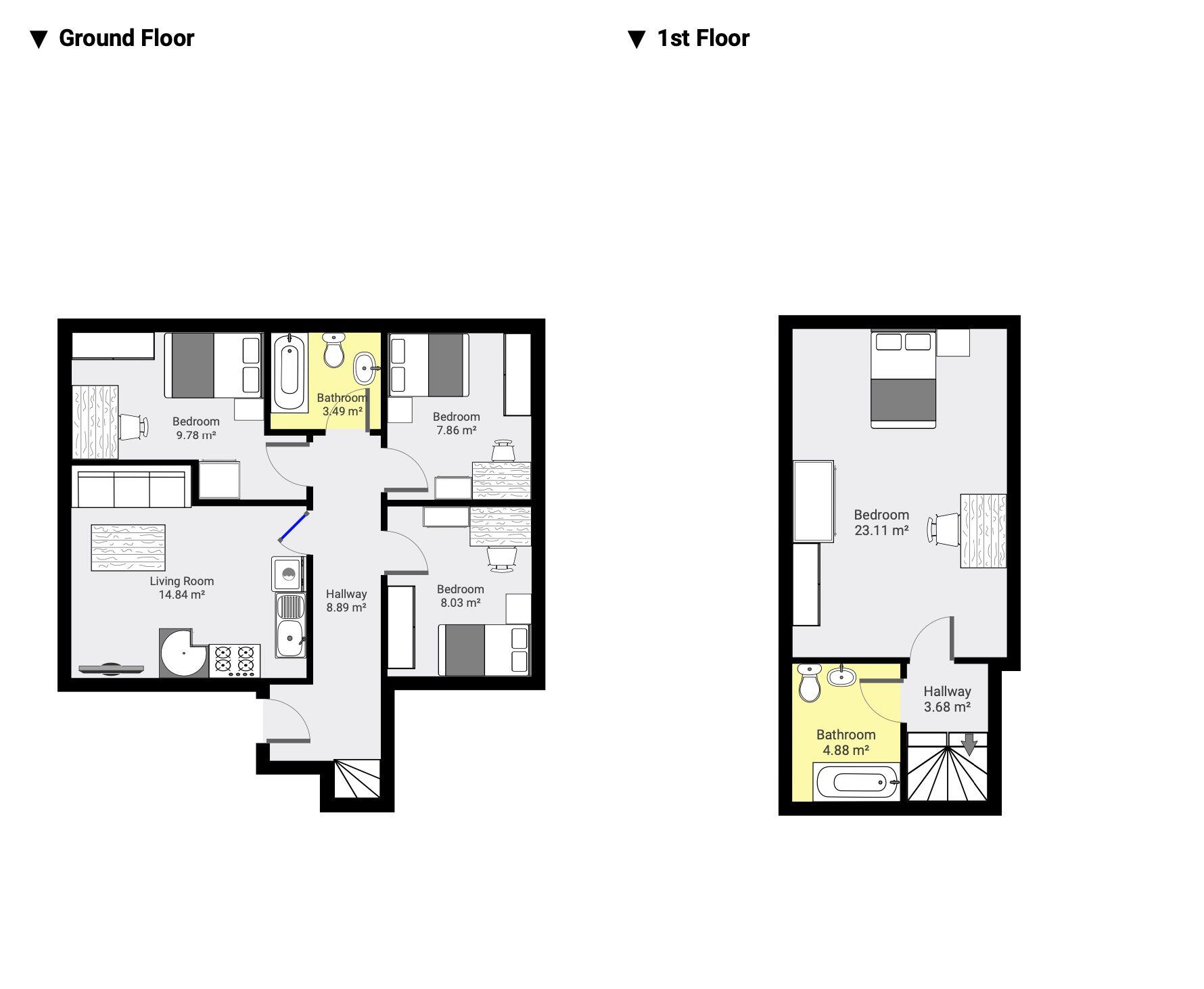 4 beds student accommodation in Lincoln · Available from 2nd August 2023